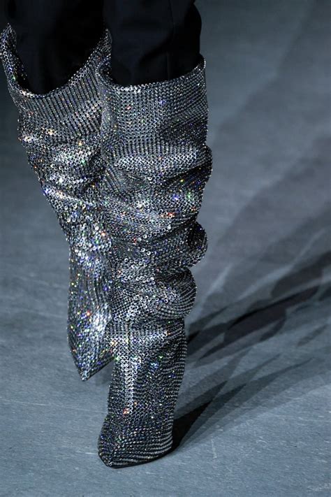 ysl sparkly shoes|More.